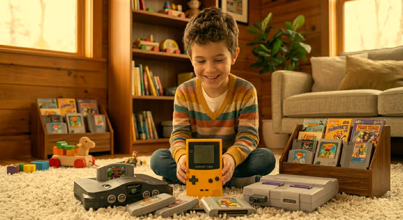 Le meilleur cadeau enfant de l'année : la console portable rétrogaming