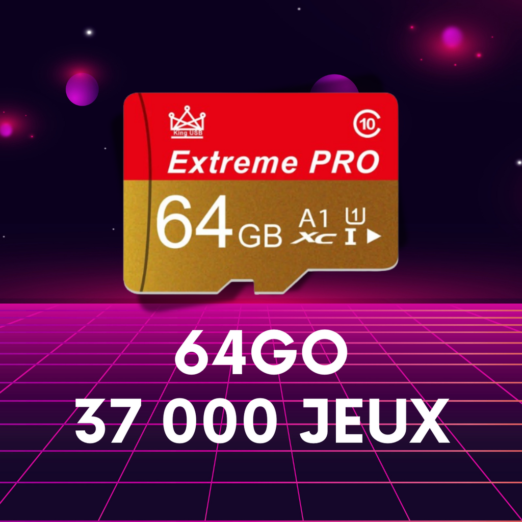 Carte 64Go pour Console RGD10 Pro Retrozone France