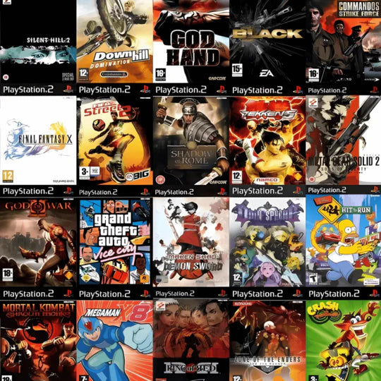 Console Retro Launchbox - Grille des jeux retro