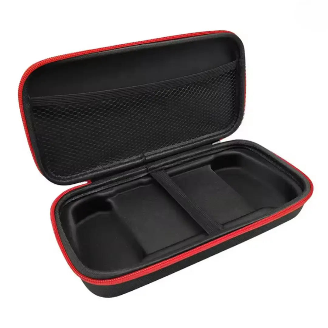 Housse avec revêtement intérieur doux et sangle élastique de maintien pour console - Retrozone France