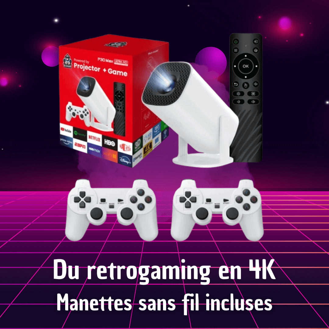 Retroprojecteur retrogaming P30 Max - Retrozone France