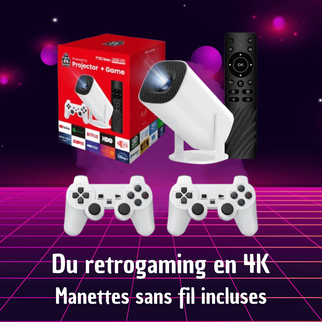 Retroprojecteur retrogaming P30 Max - Retrozone France