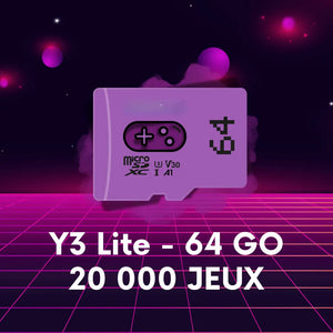 Carte 64Go pour Console Y3 Lite - Retrozone France