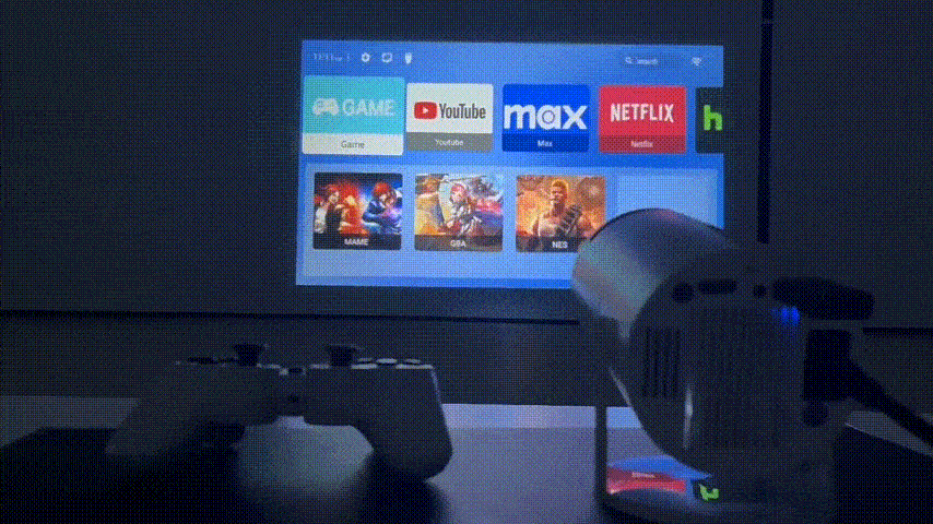 Console retro vidéo projecteur P30 Max - Retrozone France